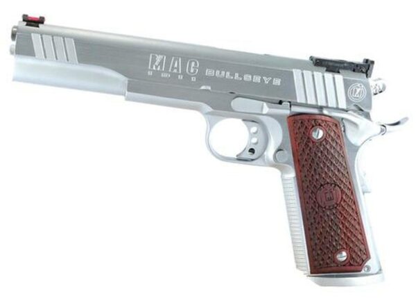 Metro Arms 1911 Bullseye Single 45 ACP, 6" Barrel, Hardwood, Logo Hard Chrome,, rd, 8 rd
