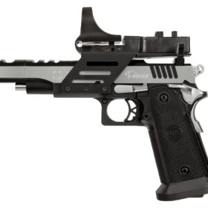 SPS Vista Short Slide 9mm, 5" Barrel, Black Polymer Grip, Black/Chrome, 21rd