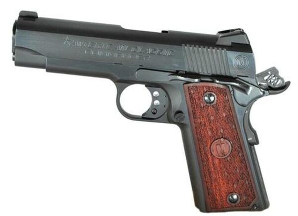 American Classic 1911 Commander 9mm 4.3" Barrel, Mahogany Grip Blued, 9rd