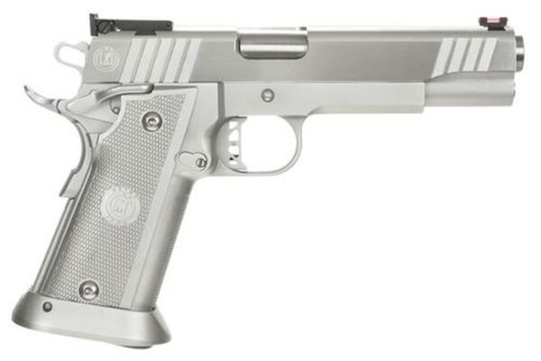 Metro Arms 3011 SSD, .40 S&W, 5", 15rd, Aluminum Grip, Chrome Finish