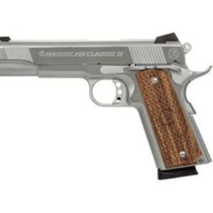 American Classic 1911, 9mm, 5", 8rd, Hardwood Grips, Stainless Steel