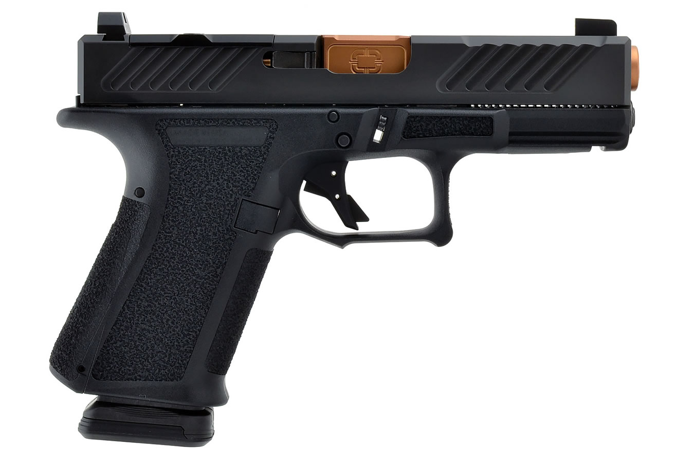 MR918 Combat 9mm Black Optics Ready Pistol with Spiral Fluted Bronze Barrel - Firearms | The Gun Shop
