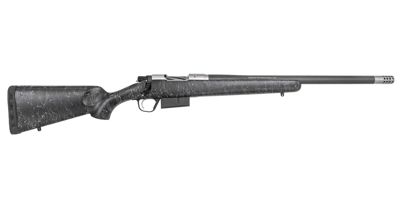 Ridgeline 450 Bushmaster Bolt-Action Rifle with Black Gray Web Stock - Bolt-Action Rifles | The Gun Shop