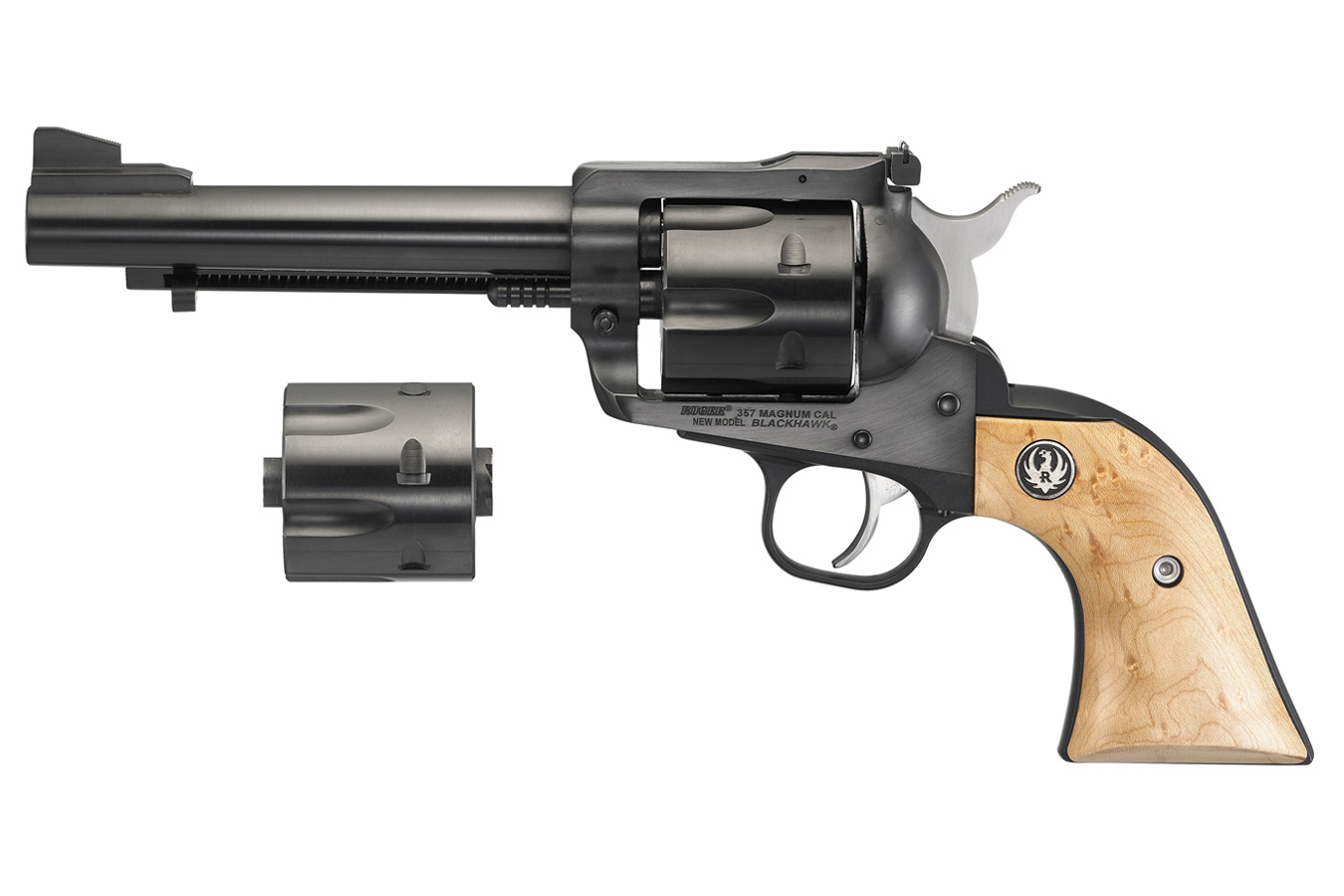 New Model Blackhawk Convertible 357 Mag/9mm Revolver TALO Exclusive Birdseye Map