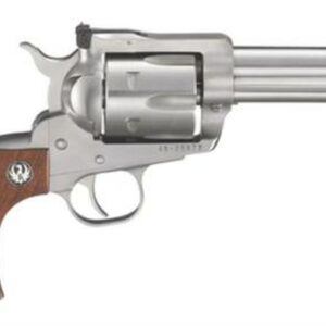 736676003099__96571.1594992971 Ruger Blackhawk 357 Magnum/38 Spl 4-5/8" Barrel SS 6rd Hardwood Grip