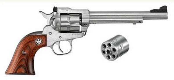 Ruger Single-Six Convertible 22LR/22Mag 6.5" 6rd Rosewood Grip Stainless