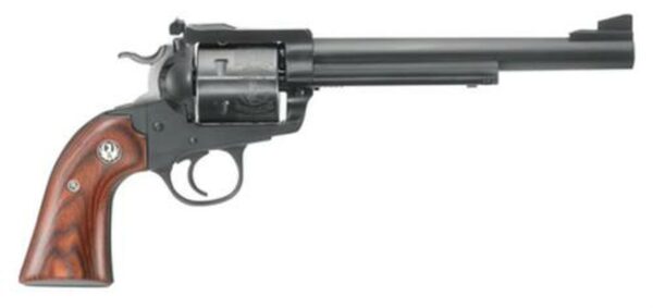 736676008315__27237.1575692548 Ruger Blackhawk Bisley 44 RemMag 7.5" 6rd Hardwood Grip Blued Adjustable