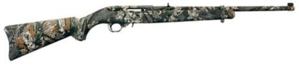 Ruger 10/22 Carbine, 18.5", Full Mossy Oak Break Up Camo on Stock and Barrel