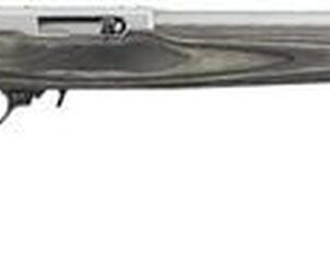 Ruger Model 10/22 Target .22LR 20" Heavy Barrel Polished Stainless Steel Finish Black Laminate Stock 10 Rnd Mag