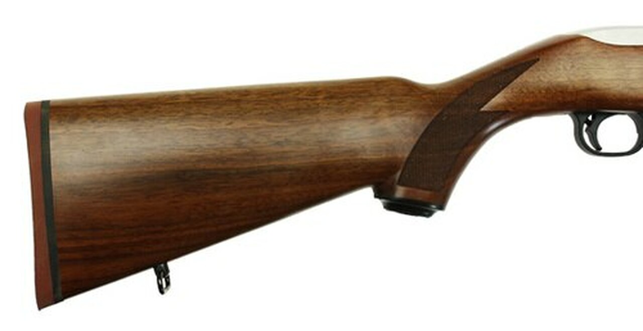 Ruger 10/22 Walnut Mannlicher 18.5" SS Barrel Full Stock 10rd Mag