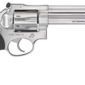 736676017737__77135.1575699949 Ruger GP100 .357 Mag, 6", 7rd, Satin Stainless Steel, Fiber Optic Front Sight, Adjustable Rear Sight