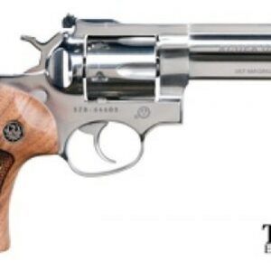 Ruger GP100 Limited Edition 357 Mag/38 Spl 4" Full Lug Barrel, High Polish SS, Adjustable Sights Wood Grips 6rd
