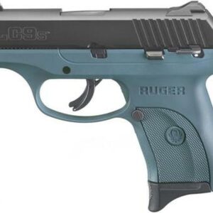 Ruger LC9s 9mm, 3.12", 7rd, Fixed Sights, Titanium Blue Frame