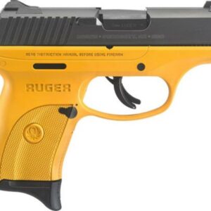 Ruger LC9s 9mm 3.5" Barrel Contractor Yellow Cerakote Frame 7rd Mag