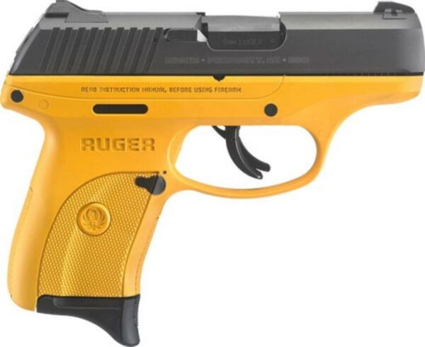 Ruger LC9s 9mm 3.5" Barrel Contractor Yellow Cerakote Frame 7rd Mag