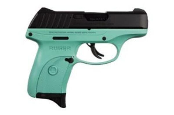 Ruger EC9S, 9mm, 3.12", Turquoise Frame, 7rd