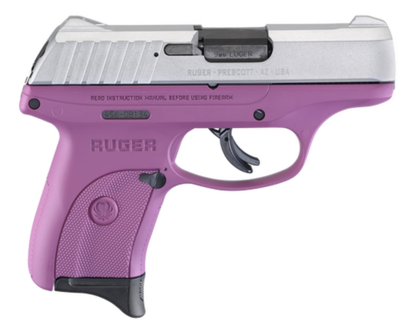 Ruger EC9s 9mm, 3.12" Barrel, Purple, 7rd