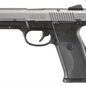Ruger SR9 Pistol, 9mm, Stainless Steel, 10 Rd Mag