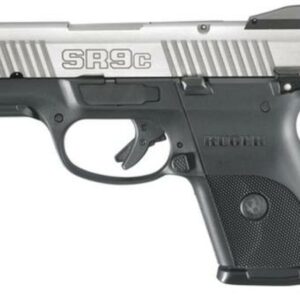 RUGER SR9C Compact Pistol, STAINLESS Steel, 10 Rd Mag