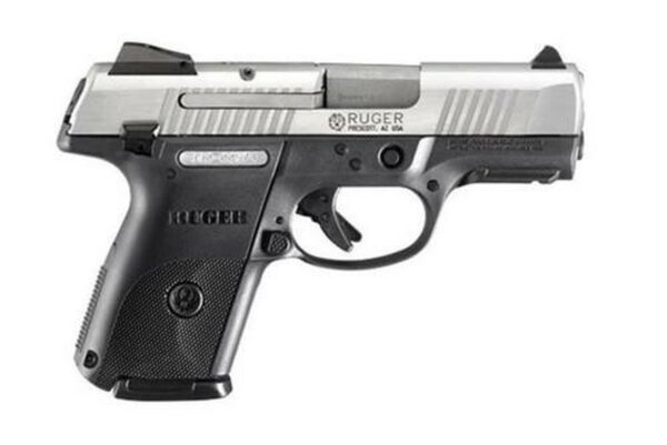 Ruger SR9C 9mm Stainless Steel, 3 10rd Mags