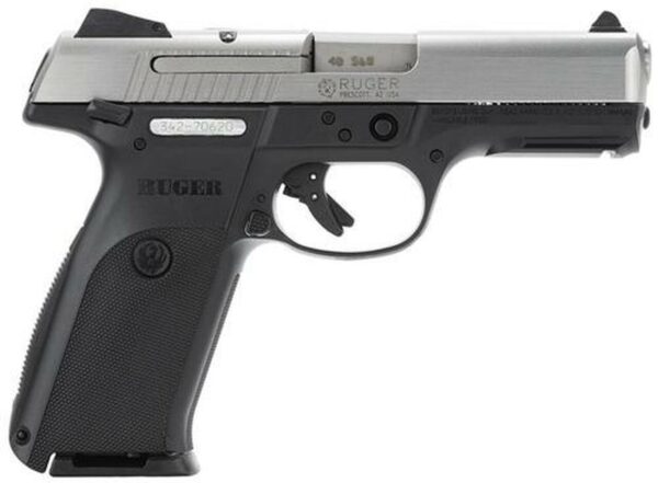 Ruger SR40 Pistol, 40SW, Stainless Slide, 4.1" Barrel, 10RD Mag