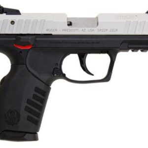 Ruger SR22 PS 22LR, Silver Anodized Slide