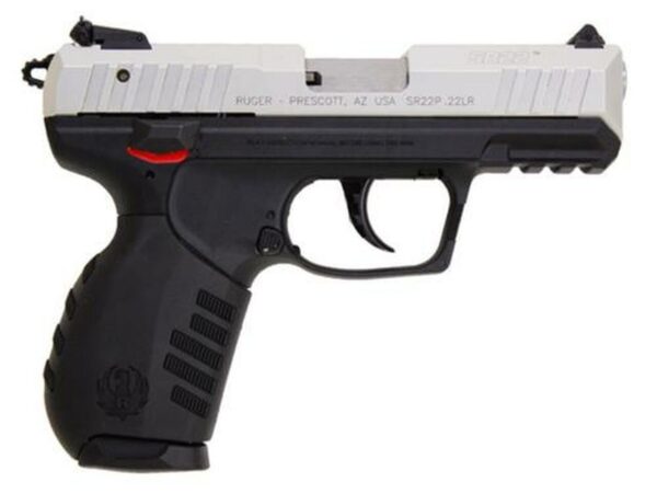 Ruger SR22 PS 22LR, Silver Anodized Slide