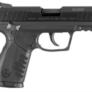 Ruger TALO SR22, Semi-automatic, 22 LR, 3.5" Barrel, Polymer Frame, Black, 3 Dot Adjustable Sights, 2 Magazines, 10Rd