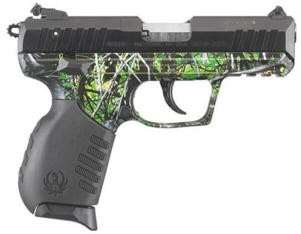 Ruger SR22 22LR 3.5" Barrel Moon Shine Toxic Camo 10rd Mag