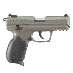 Ruger SR22 TALO Limted Edition 22LR 3.5" Barrel Elite Earth Cerakote Frame, Jungle Green Slide