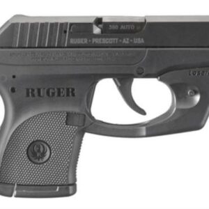 Ruger LCPLM 380 Semi Auto Pistol With Lasermax Centerfire Sight, Blued Finish,, Capacity, 6 rd