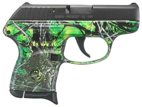 Ruger LCP 380 (ACP 2.75" Barrel Moon Shine Toxic Camo 6rd Mag