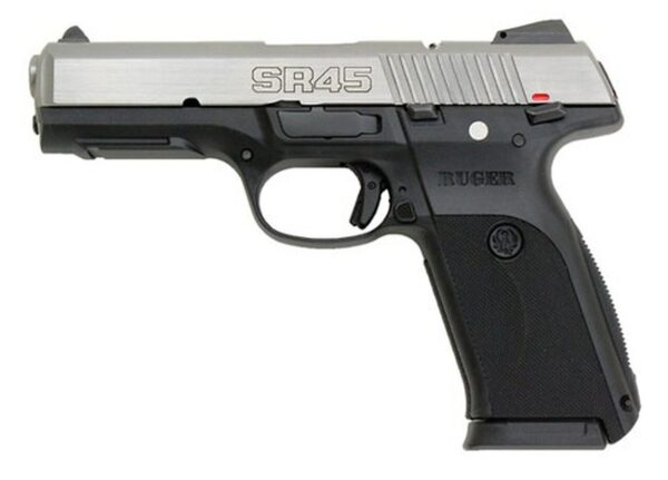 Ruger SR45 Pistol, 45 ACP, SS Slide, 10 Rnd Mag