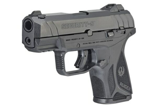 Ruger Security 9, 9mm, 3.42" Barrel, Drift Adjustable Sights, Black, 10rd Mag