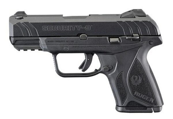 Ruger Security 9, 9mm, 3.42" Barrel, Drift Adjustable Sights, Black, 10rd Mag