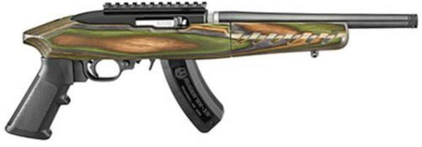 Ruger Charger Takedown Pistol, 22LR, 10", Green Mtn. Laminate Stock, 15 Rd