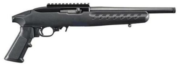 Ruger Charger .22LR Pistol, 10" Threaded Barrel, 10rd, Black Polymer Stock
