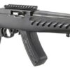 Ruger 22 Charger Railed Brace Mount, Rimfire Pistol, 22 LR, 8" 1/2-28 Threaded Barrel, Matte Black, A2-Style Grip, Black Polymer Stock, Picatinny Top Rail Installed, 15Rd, Includes Adjustable Bipod