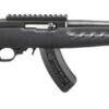 Ruger 22 Charger Railed Brace Mount, Rimfire Pistol, 22 LR, 8" 1/2-28 Threaded Barrel, Matte Black, A2-Style Grip, Black Polymer Stock, Picatinny Top Rail Installed, 15Rd, Includes Adjustable Bipod