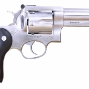 Ruger Redhawk 44mag 4� SS Full Lug /Black Micarta Grips/Fiber optic Front Site
