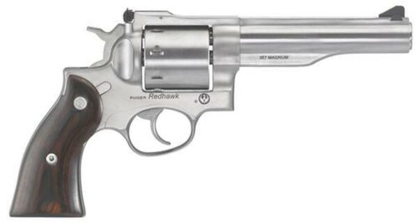 Ruger Redhawk .357 Mag/38 Spec 5.5" Barrel Hardwood Grips Satin SS Finish 8rd