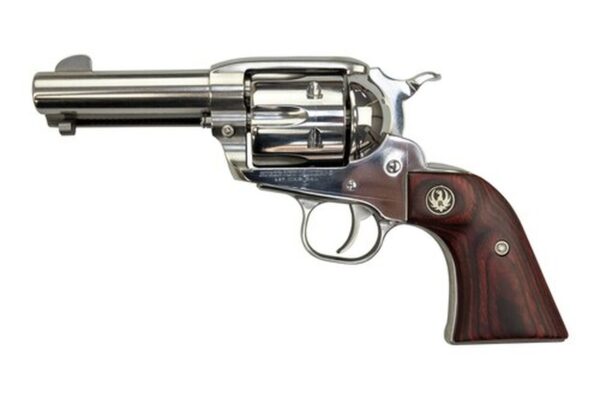 Ruger Vaquero .357 Mag/.38 Spl, 3.75" Barrel, Hardwood Grips, Stainless, 6rd