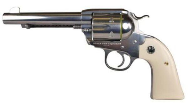 Ruger Vaquero Bisley 357 Mag/38 Special, 5.5" Barrel, SS Finish, Ivory Grips