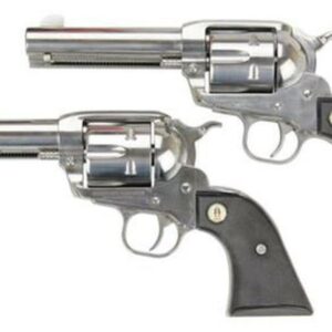 Ruger SASS Vaquero, 357/38 Spl, 4.62", Stainless, Price Shown is for Single Gun, Select two in Cart