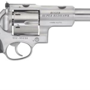 Ruger Super Redhawk 10MM SS 6.5" Barrel Adjustable Sights 6rd