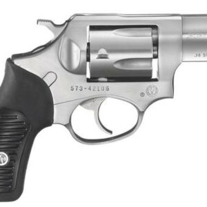 Ruger SP101 38 Special 2.25" 5" Rubber Grip Satin Fixed Sights SS