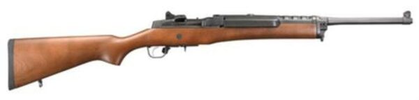 Ruger Mini 14 Ranch Rifle 223/5.56, 18" Barrel, Blued, Wood Stock, 5rd Mag