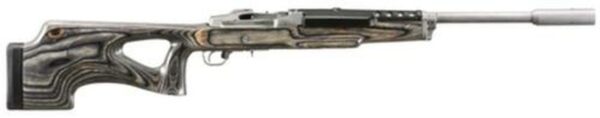 Ruger Mini 14 Target Rifle, 223, SS, Tunable Barrel, Scope Rings, 5 Rnd Mag