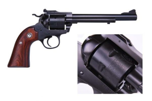 Ruger Single-Six Bisley 32 H&R Mag, 6.5" Barrel, Unfluted Cylinder, Wood Grips, 6rd