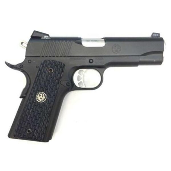 Ruger SR1911 Commander 45 ACP Black Nitride Finish, 7 Rd Mag